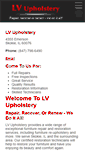 Mobile Screenshot of lvupholstery.net